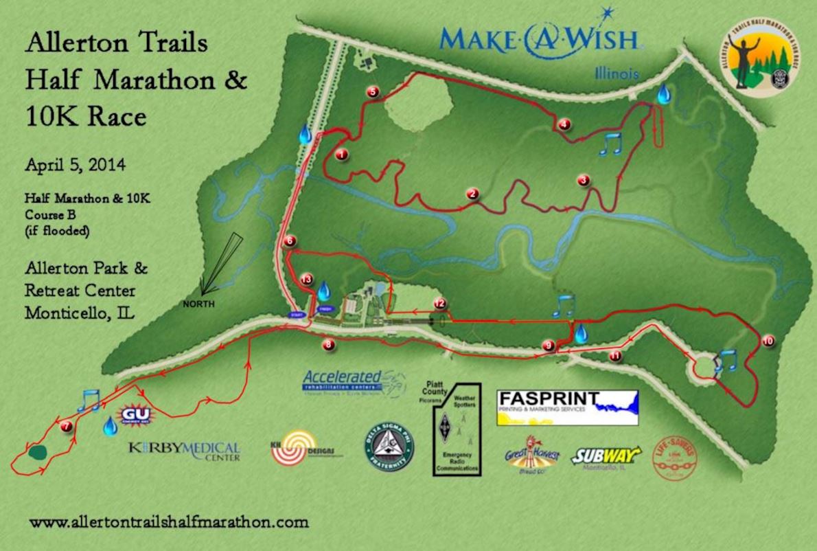 Allerton Trails Half Marathon & 10K Race World's Marathons