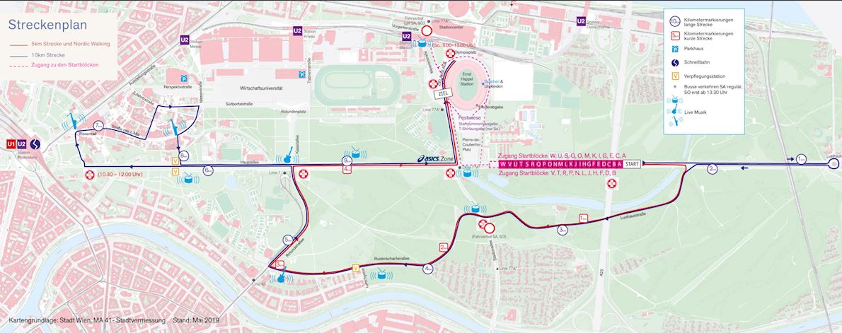 ASICS Austrian Women´s Run Route Map