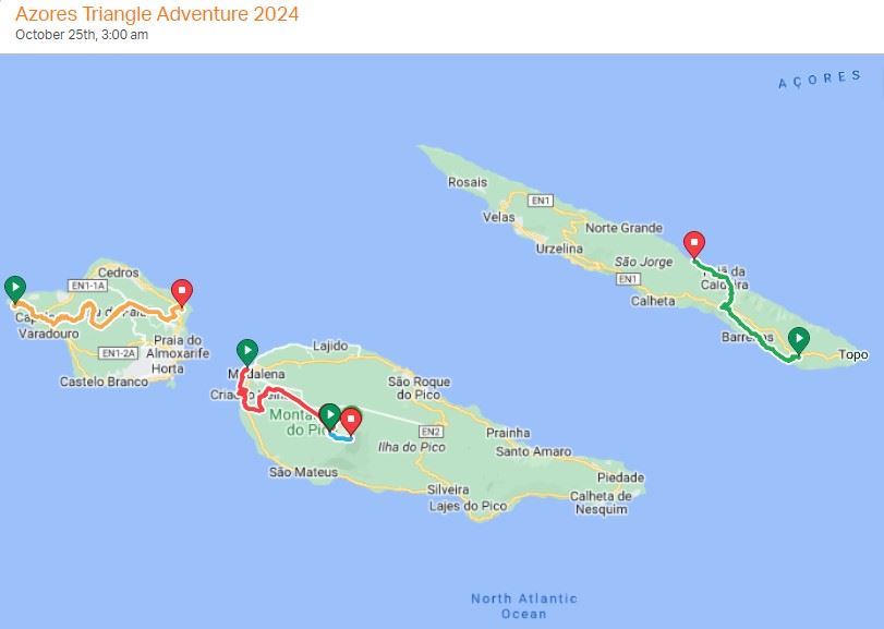 Triangle Adventure Route Map