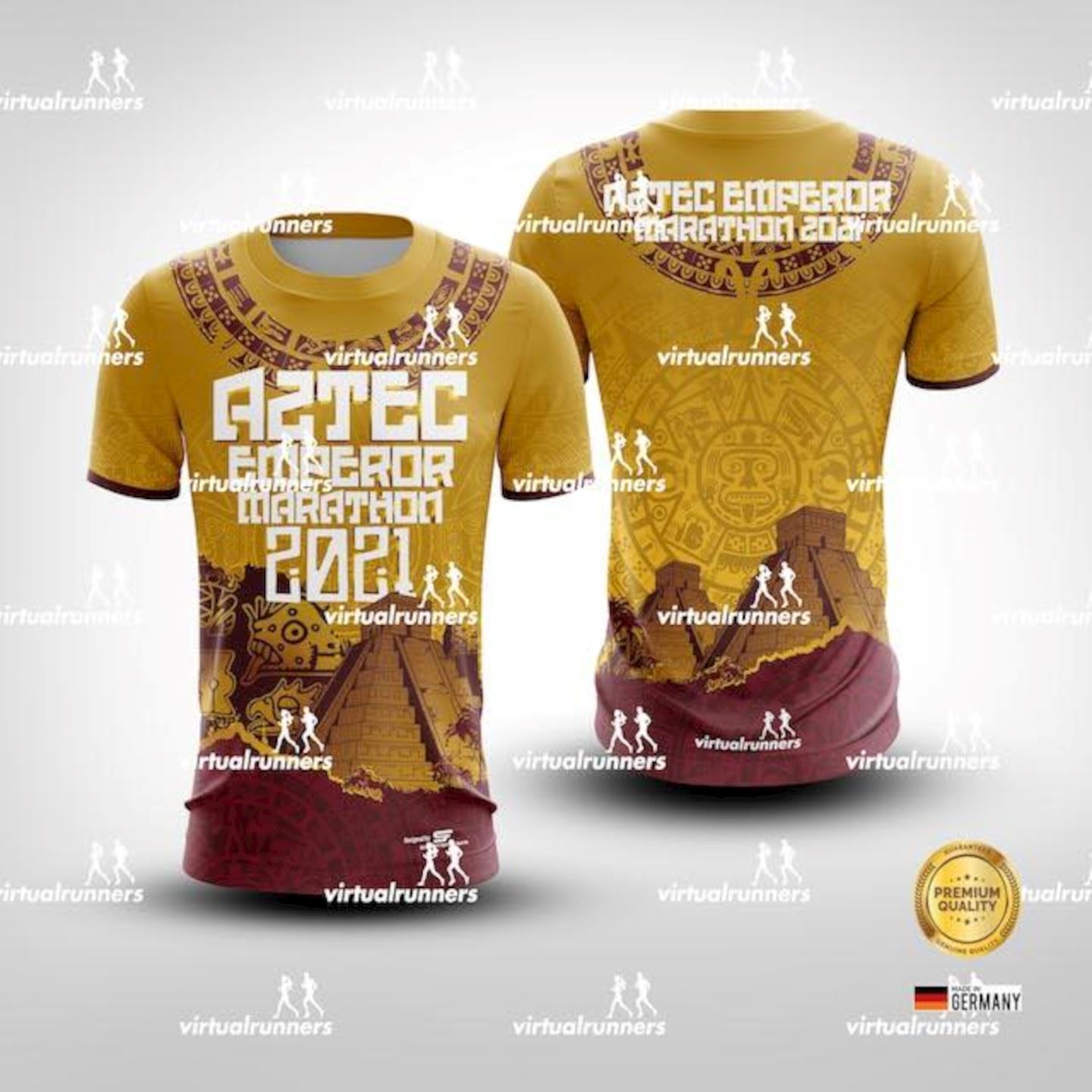 aztec emperor virtual run marathon