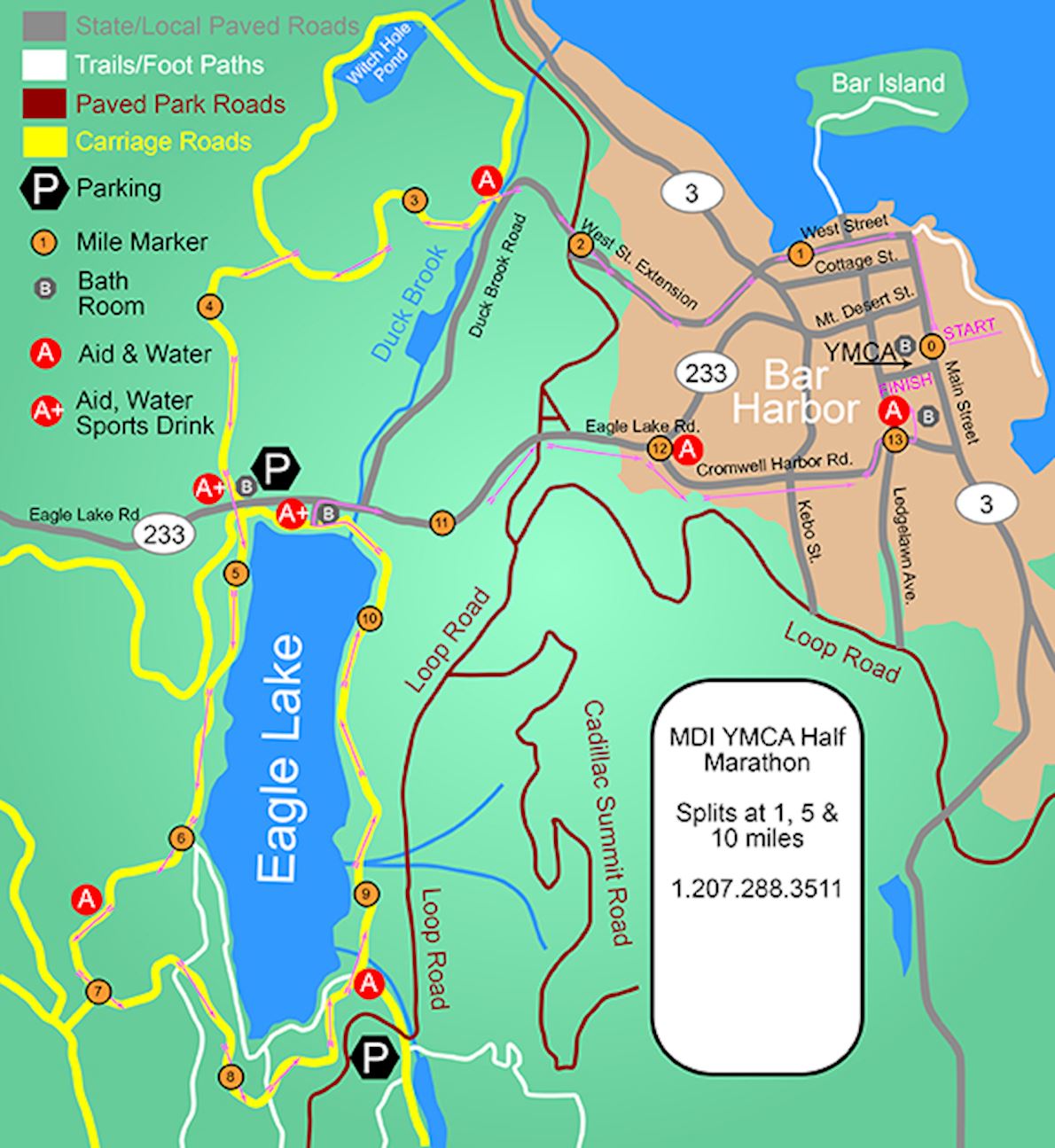 Bar Harbor Bank & Trust Half Marathon and Fall 5k, Sep 21 2019