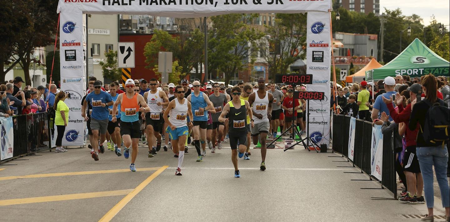 barrie waterfront half marathon