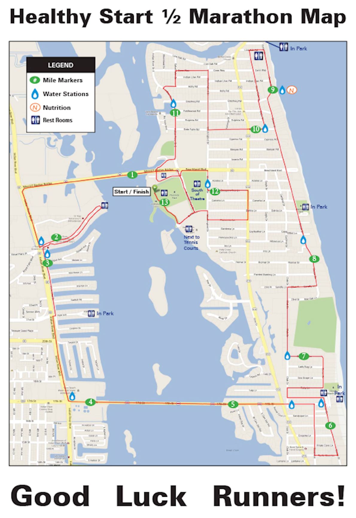 Beachside Half Marathon, Jan 05 2020 World's Marathons