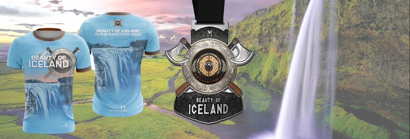 beauty of iceland run and virtual marathon