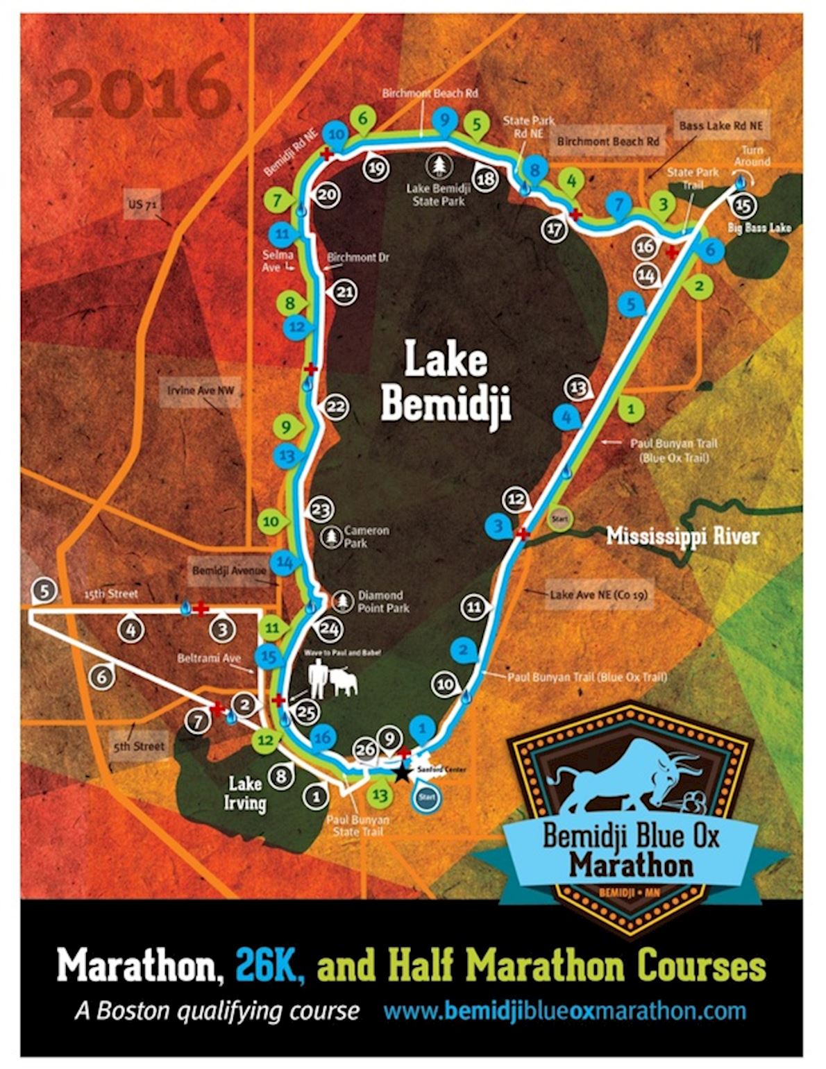 Bemidji Blue Ox Marathon, Oct 11 2019 | World's Marathons