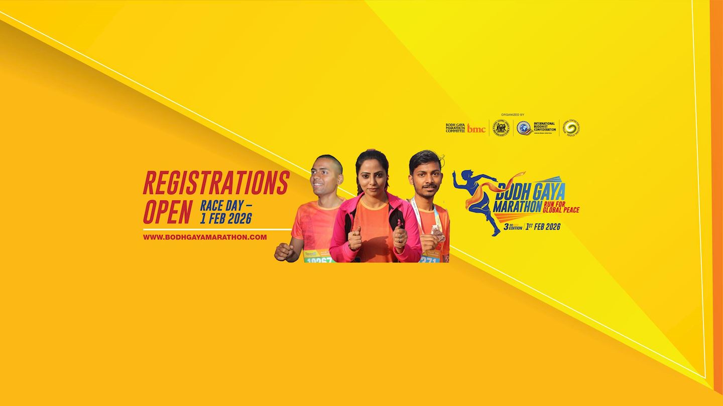 bodhgaya marathon run for global peace