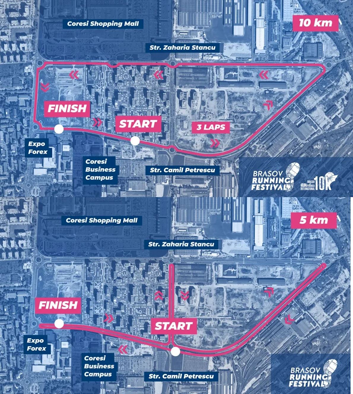 Brasov Running Festival 10K  Route Map