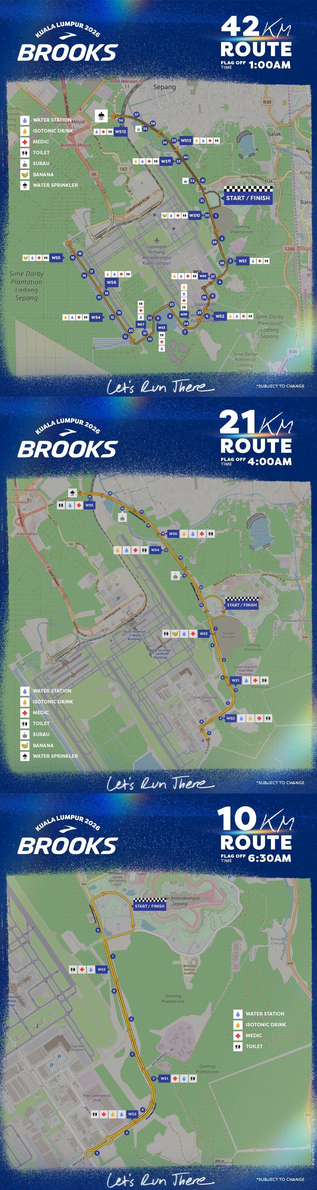 Brooks Marathon Kuala Lumpur Route Map
