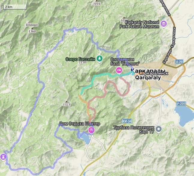 Bugyly Trail MAPA DEL RECORRIDO DE