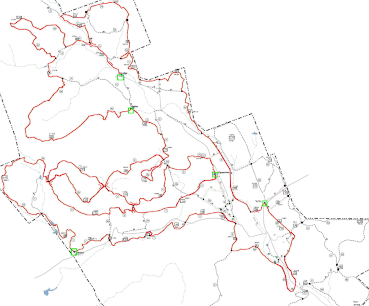 Cactus Rose Ultra Trail Run Mappa del percorso