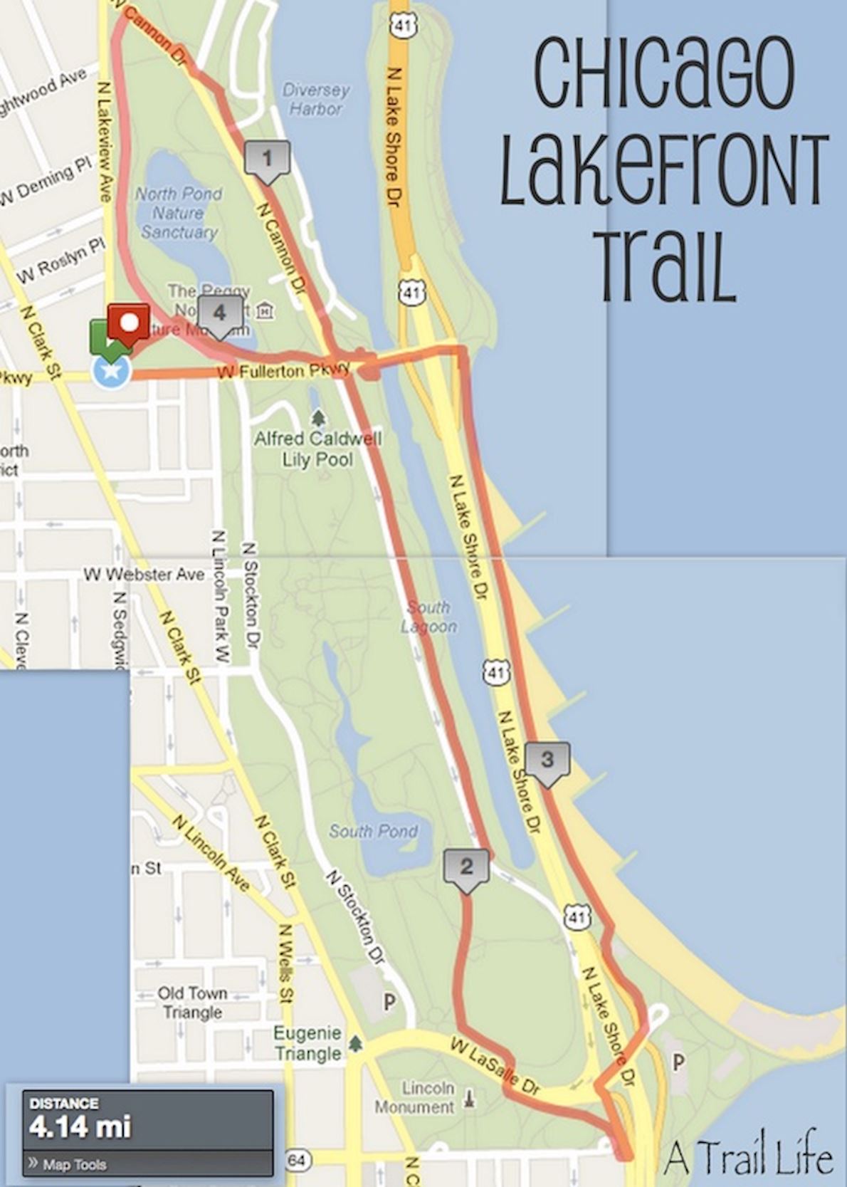 Map Of Chicago Lakefront Chicago Lakefront 50K 50M, Oct 31 2020 | World's Marathons