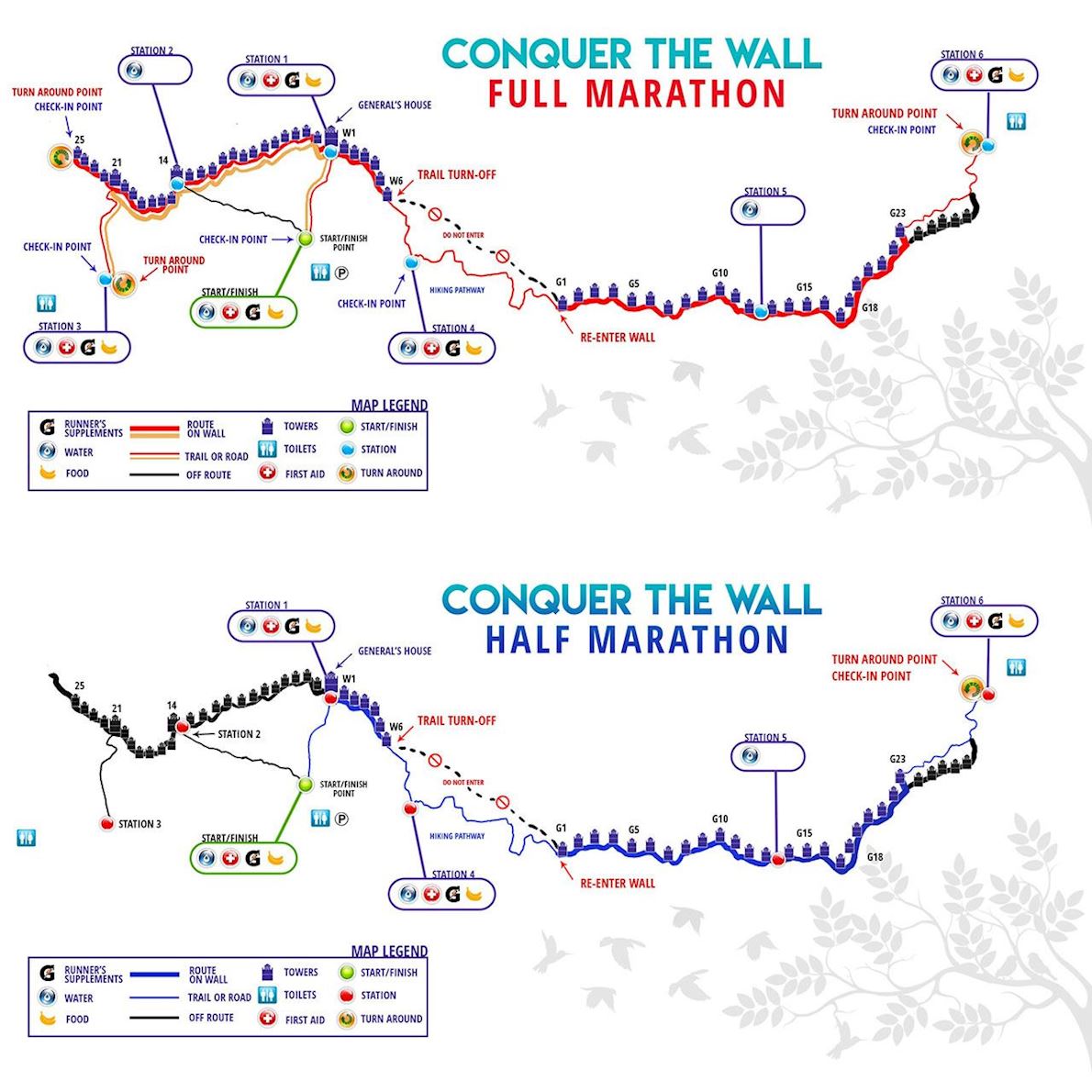 Conquer the Wall Marathon on the Great Wall Route Map