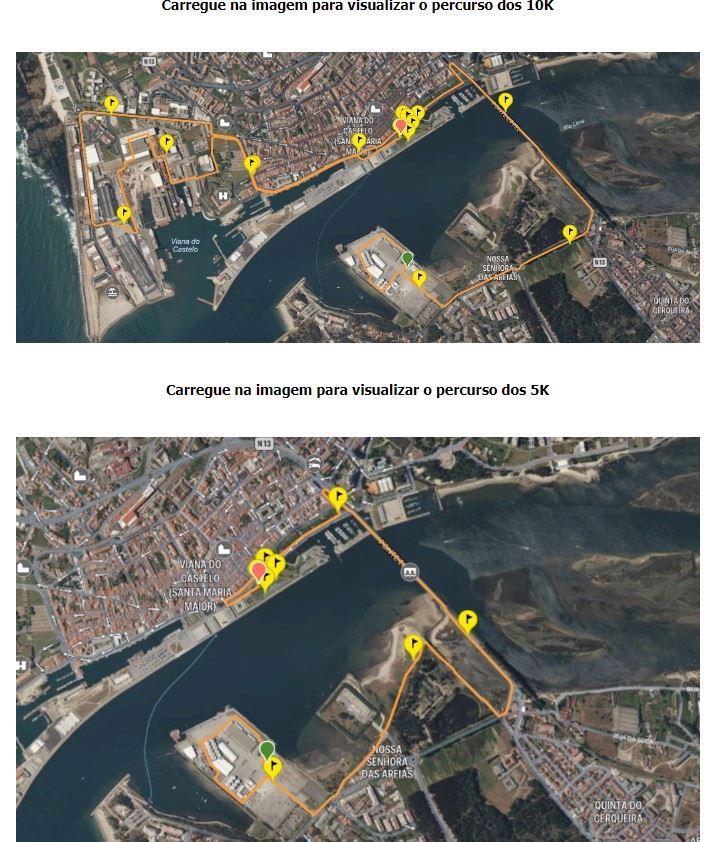 2ª Corrida Porto de Viana Route Map
