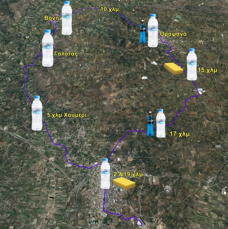 Crete Half Marathon 路线图