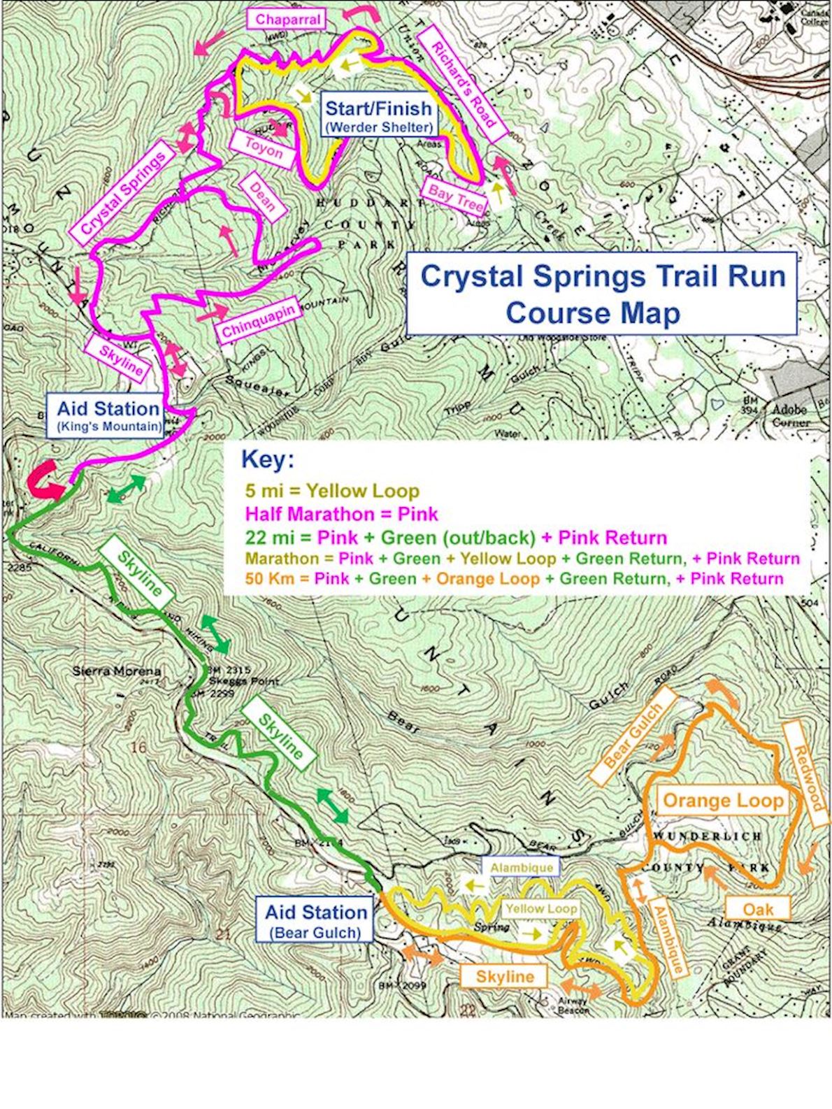 Crystal Springs Trail Run 