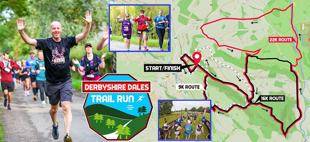 Derbyshire Dales Trail Route Map