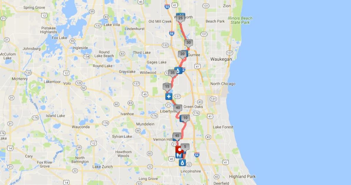 DPR Trail Races Route Map