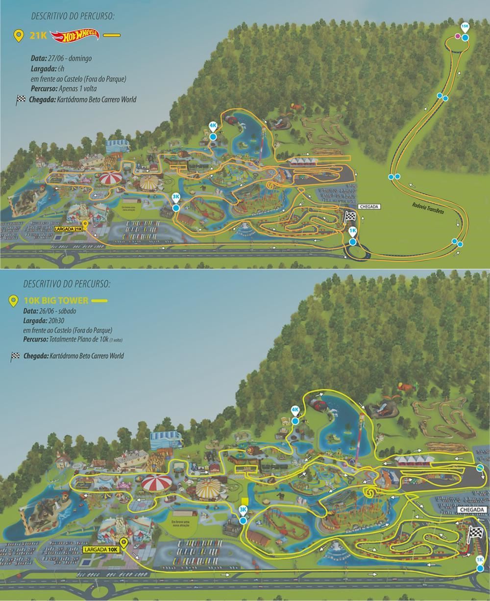 Desafio Beto Carrero World Route Map