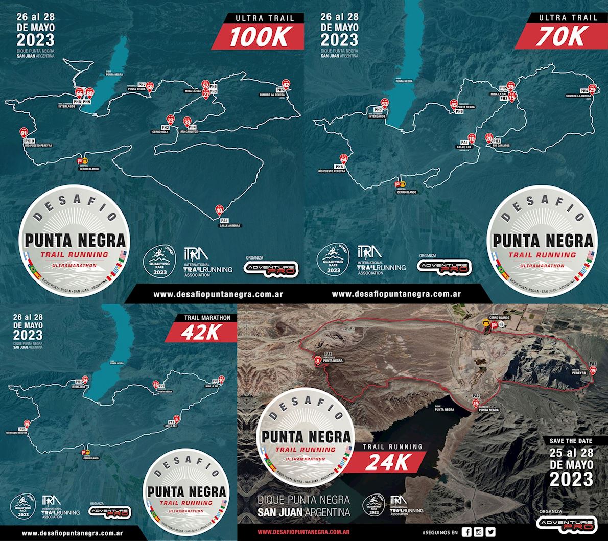 Desafio Punta Negra Trail Ultra Route Map