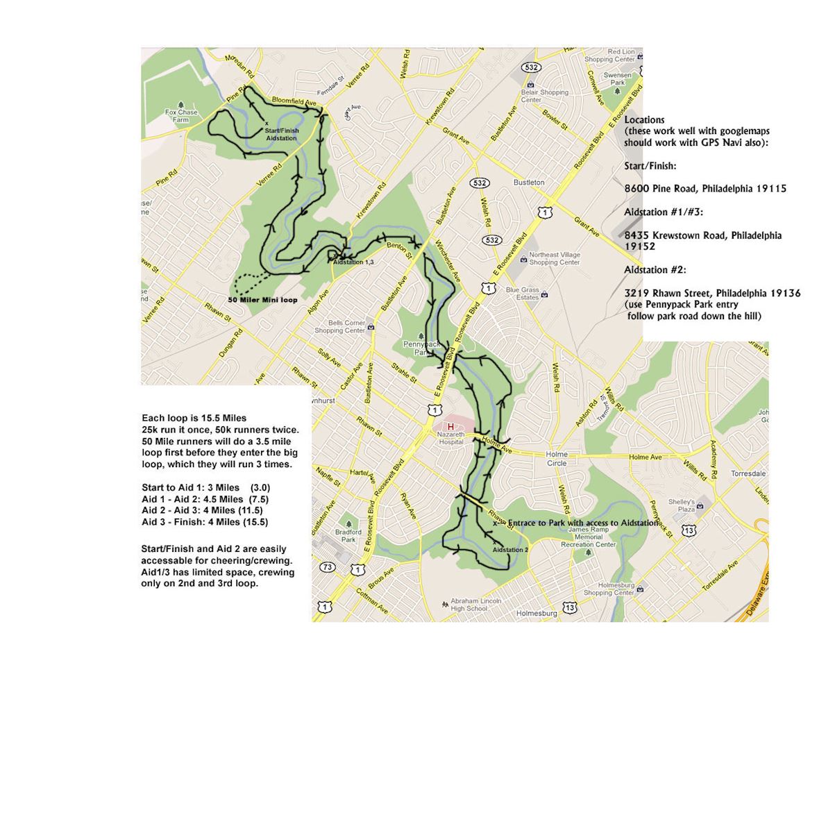 Dirty German Endurance Fest Route Map