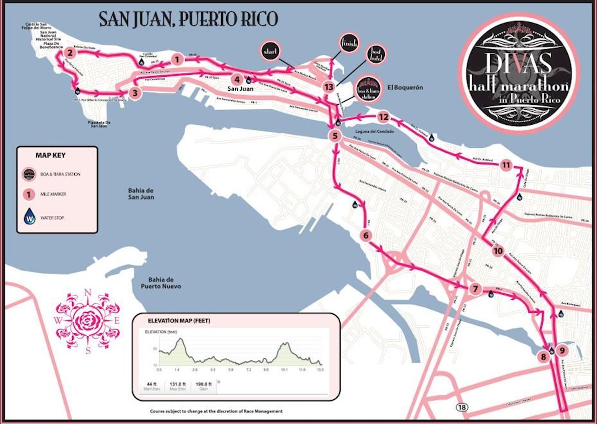 Divas Half Marathon® & 5K Puerto Rico, Oct 25 2020
