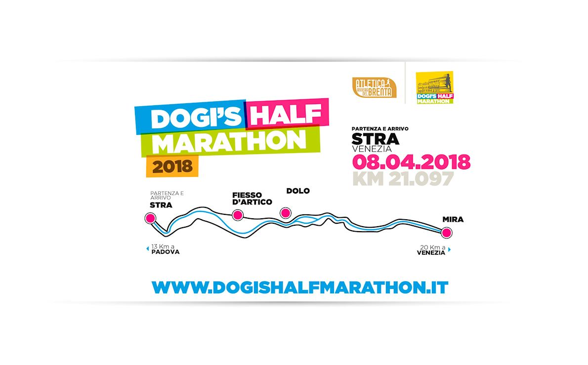 Dogi's Half Marathon Routenkarte