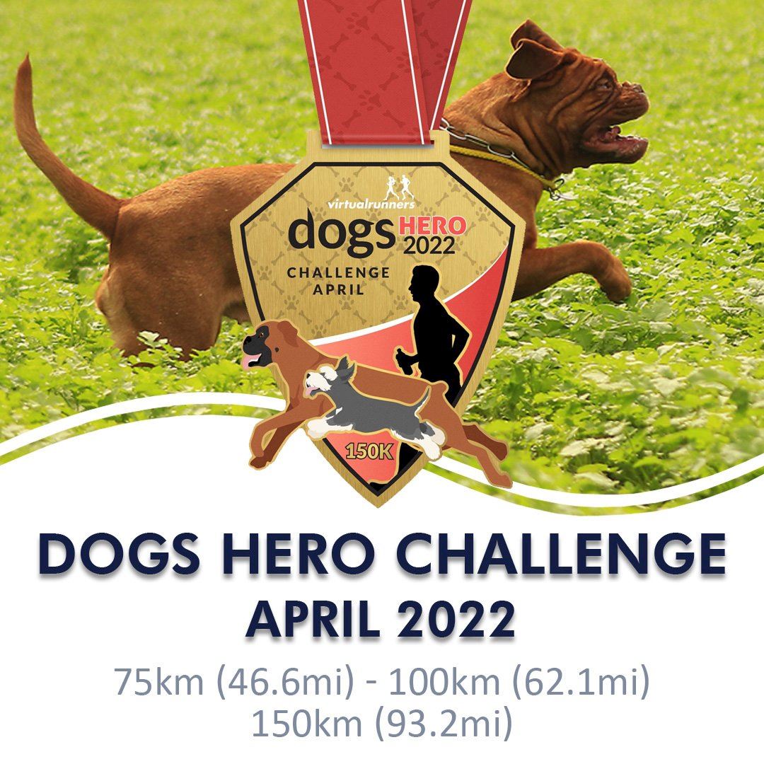 dogs hero virtual challenge april