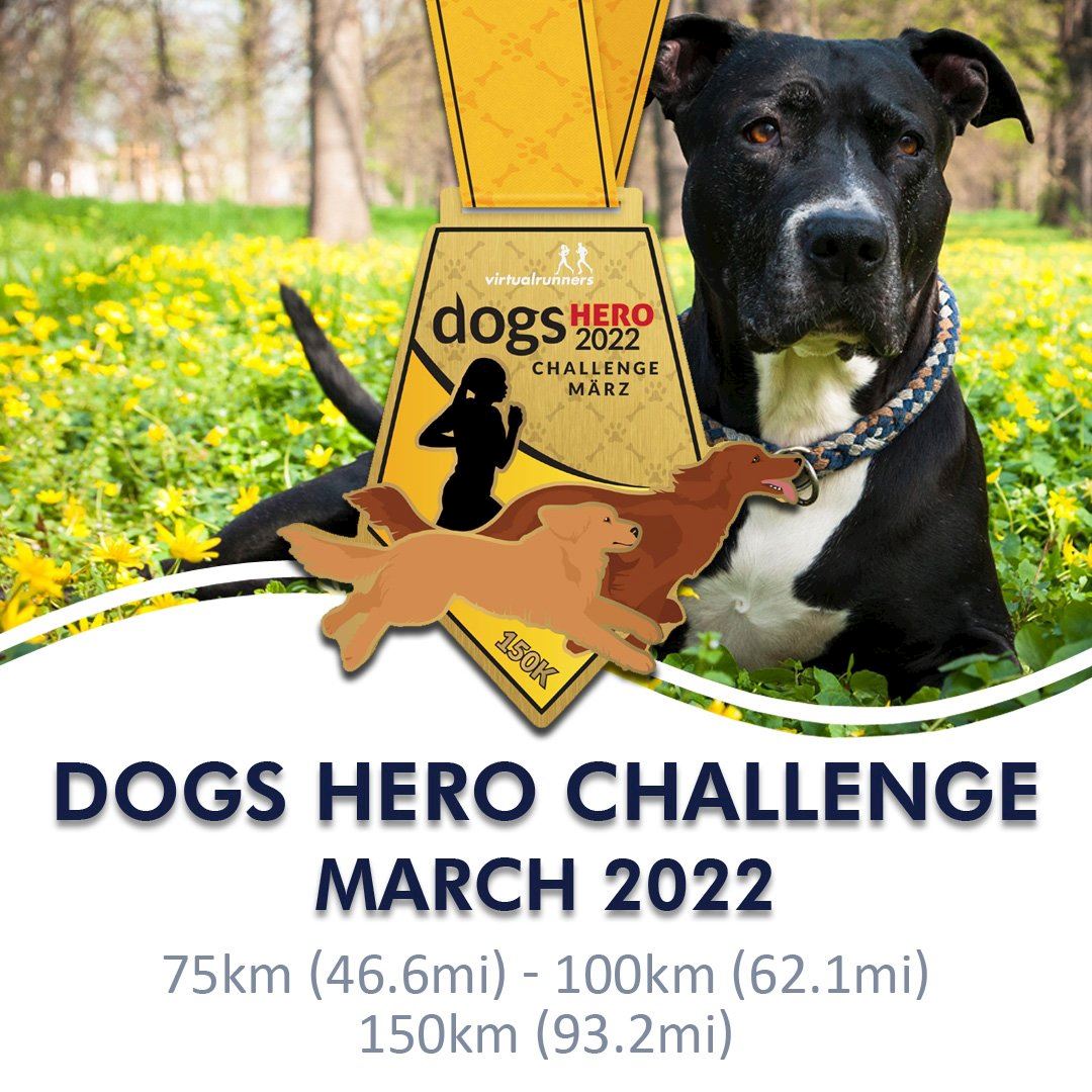 dogs hero virtual challenge march