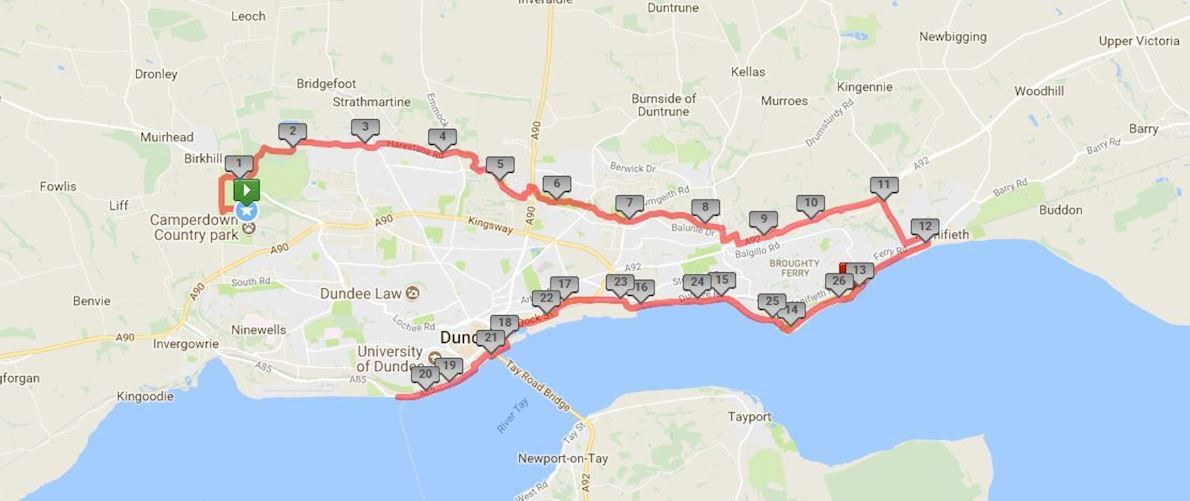 Dundee Running Adventure Marathon World's Marathons