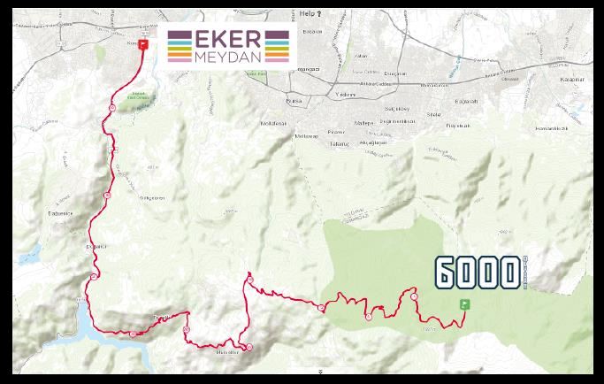 Eker I Run Marathon MAPA DEL RECORRIDO DE