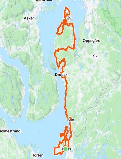 Endless Shore Ultra Trail Mappa del percorso