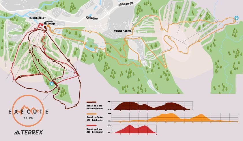 EXECUTE Sälen Route Map