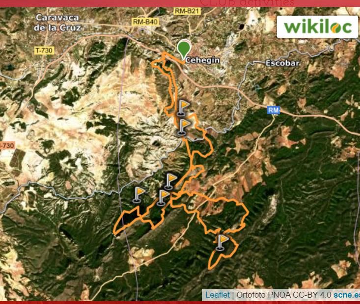 Falco Trail Mappa del percorso