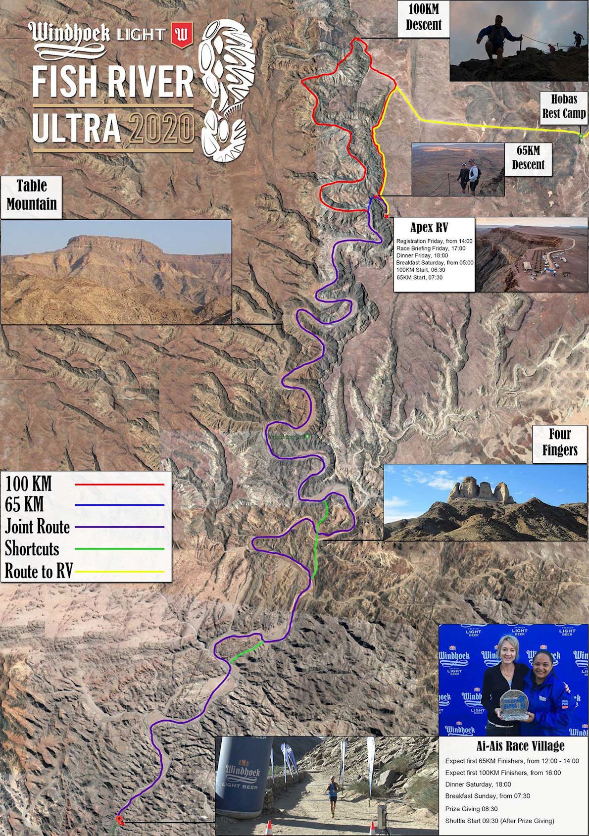 Windhoek Light Fish River Canyon Ultra World's Marathons