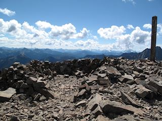 frosty mountain hike