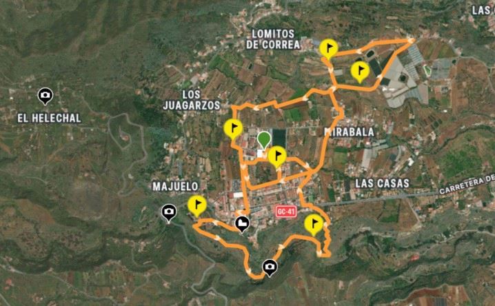 PROVITAL Backyard Ultra - Gran Canaria Routenkarte