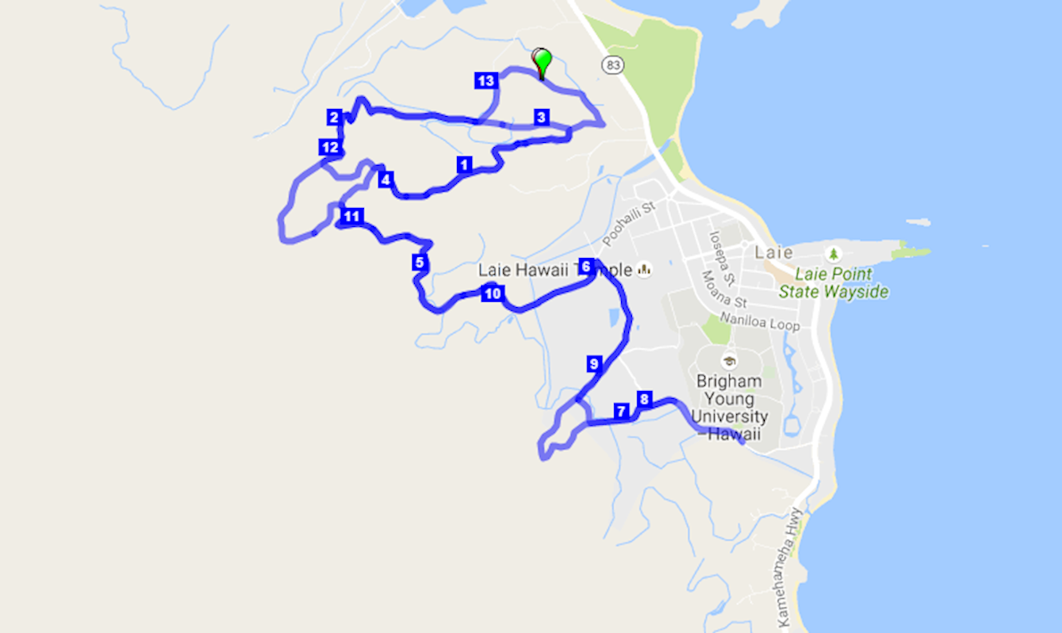 XTERRA Gunstock Trails Half Marathon ITINERAIRE