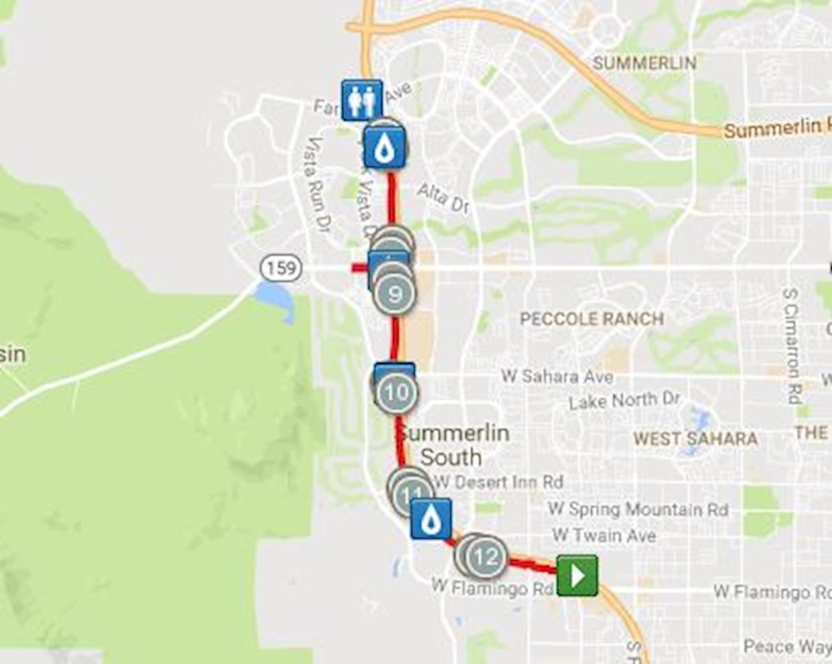 Hallowrock Half Marathon MAPA DEL RECORRIDO DE