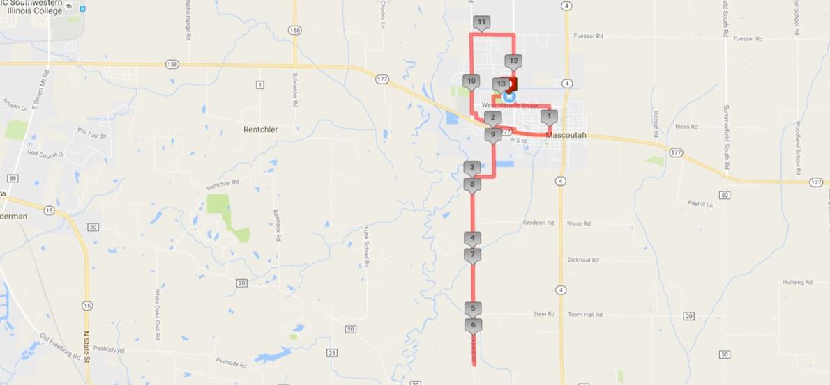 Hero Run Route Map