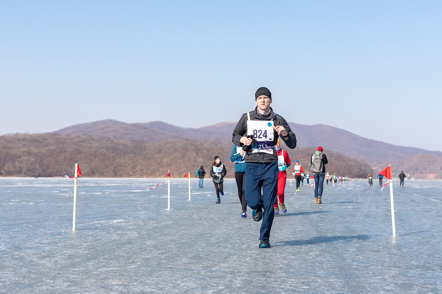 honor vladivostok ice run