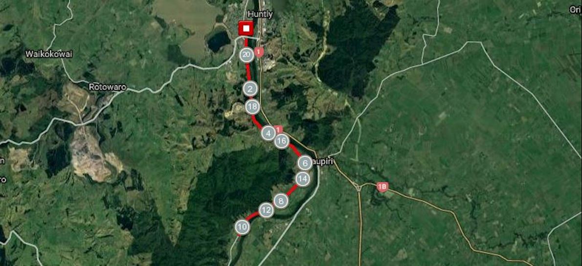 Huntly Half Marathon Route Map