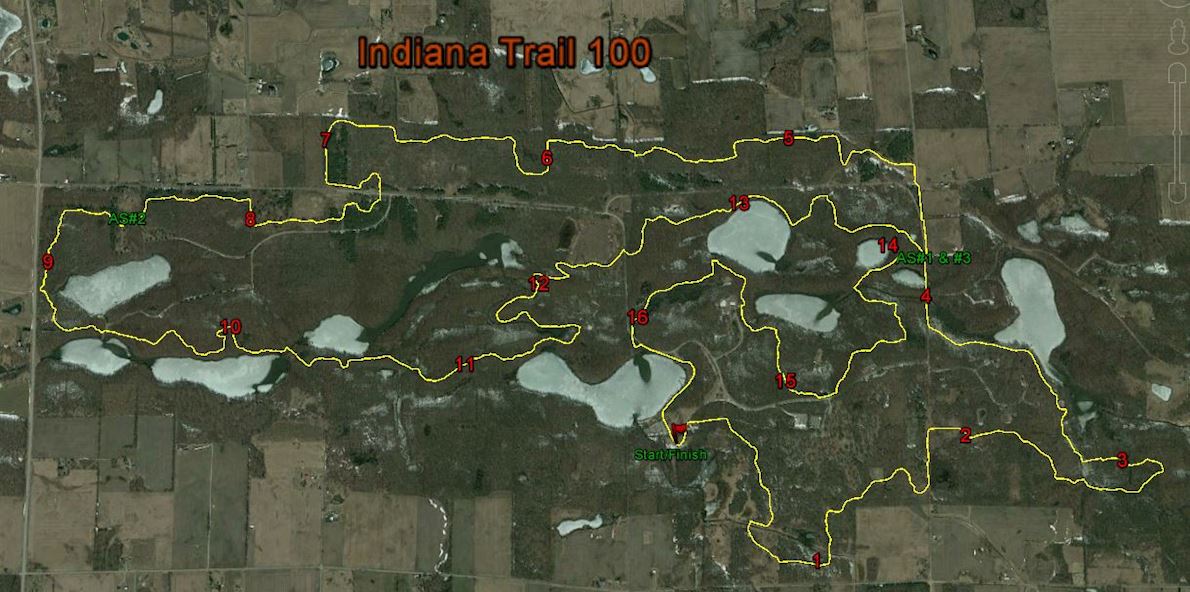 Indiana Trail 100, Oct 12 2019 World's Marathons