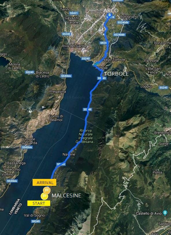 International Lake Garda Marathon MAPA DEL RECORRIDO DE