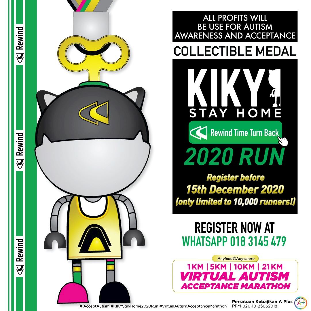 KIKY STAY HOME REWIND TIME TURN BACK 2020 RUN, Jan 15 2021