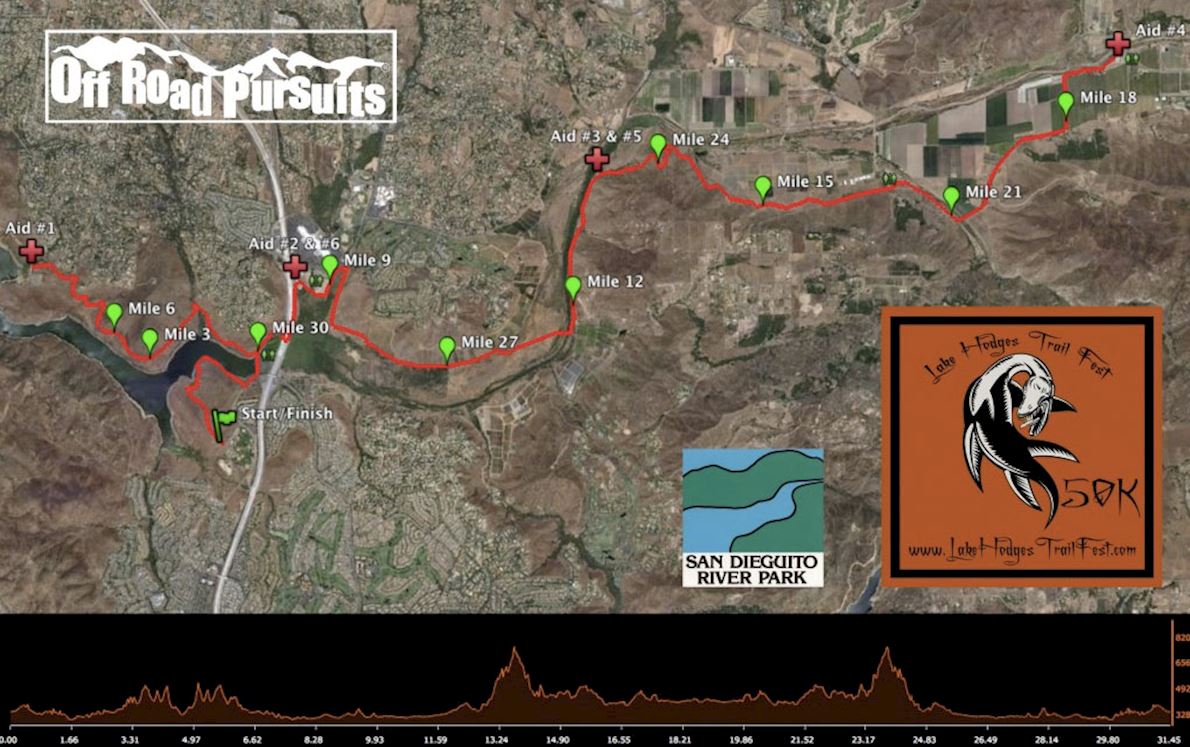 Lake Hodges Trail Fest World's Marathons