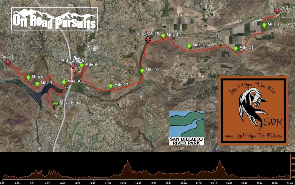 Lake Hodges Trail Fest, Oct 27 2019 World's Marathons