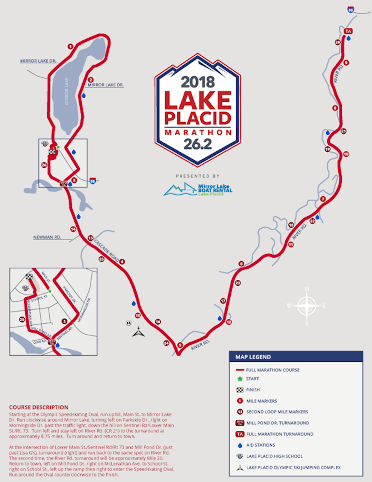 Lake Placid Marathon and Half, 11 Jun 2023 World's Marathons