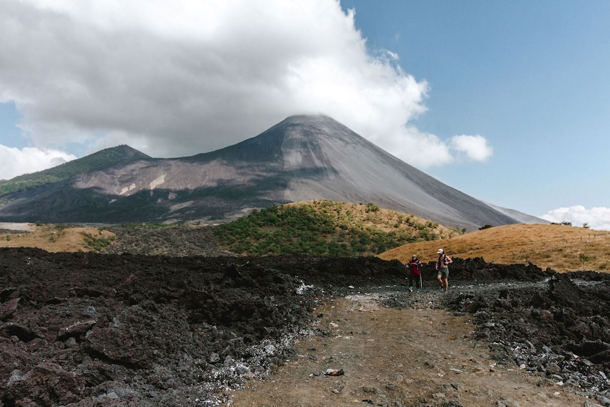 Land of Volcanoes, Guatemala Hiking Getaway Routenkarte