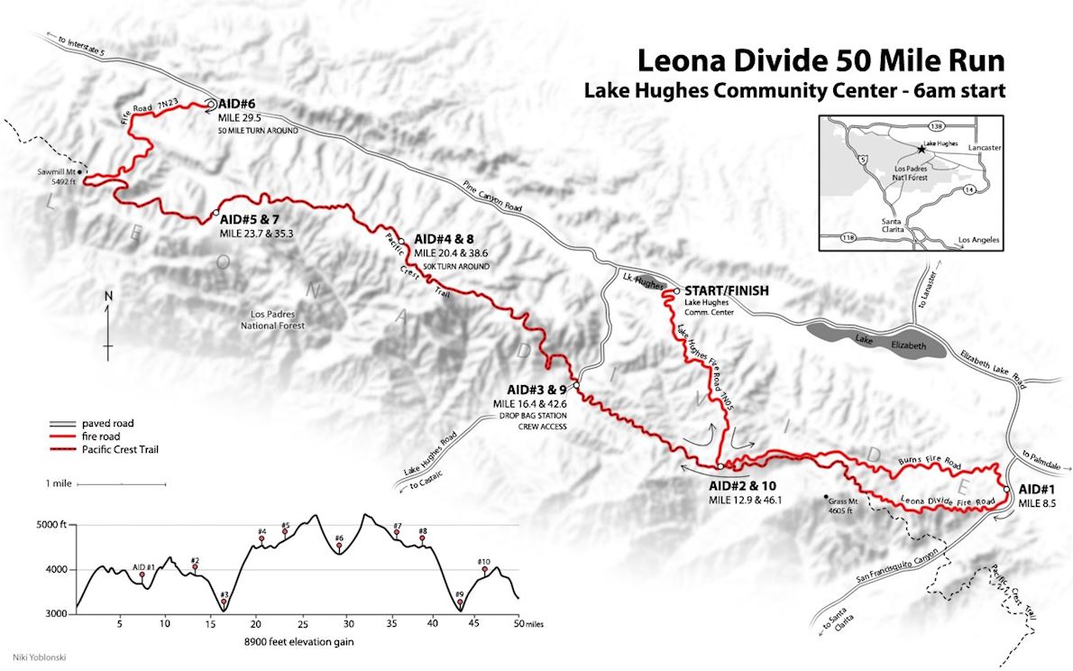 Leona Divide 50 World's Marathons