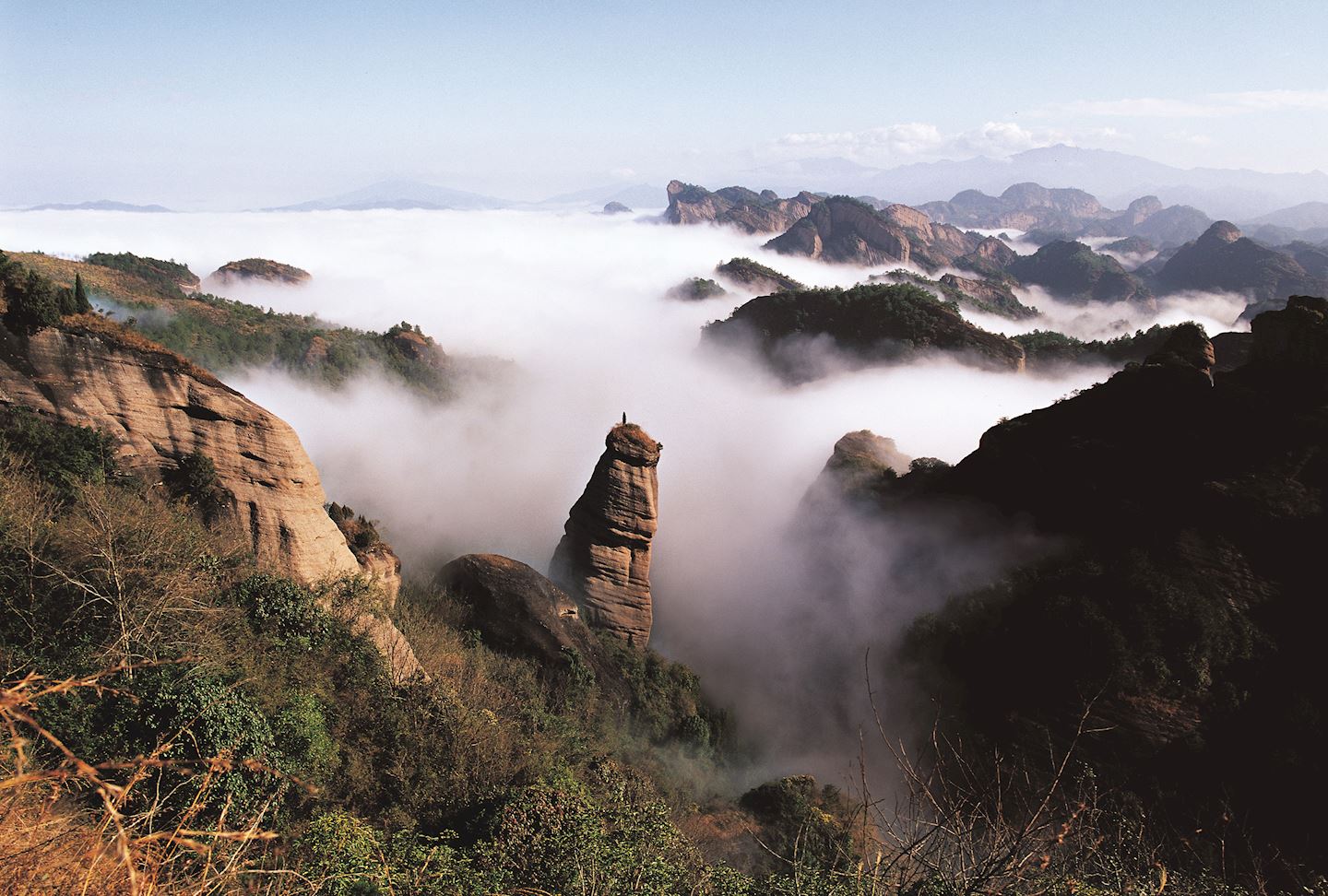 liancheng guanzhaishan trail